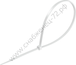 СИБИН ХС-Б 3.6 х 250 мм, хомуты-стяжки белые, нейлон, 100 шт (3786-36-250)