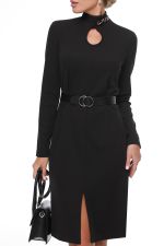 Платье-водолазка трикотажное с вырезом DStrend (Акция)