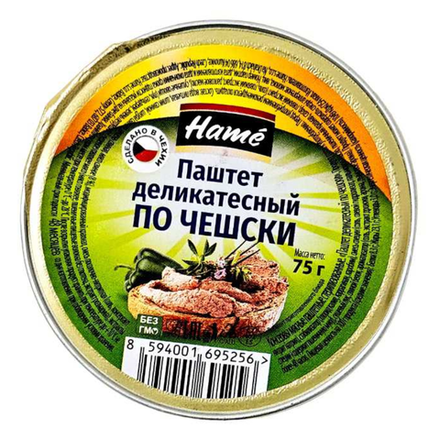 Паштет Hame деликатесный по чешски 75 гр