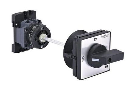 Выключатель-разъединитель 3п 20А IP20 с черн. выносн. рукоят. на дин-рейке/плате SE MSD20340B