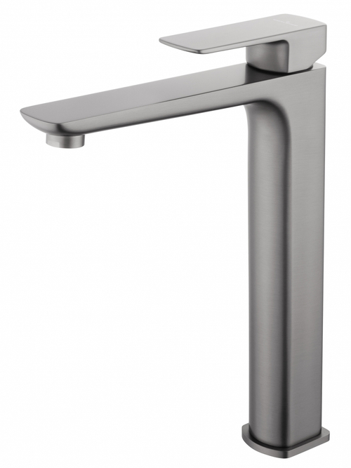 Смеситель для раковины высокий WONZON & WOGHAND EDGE, Темный графит (WW-88239003-BGM)