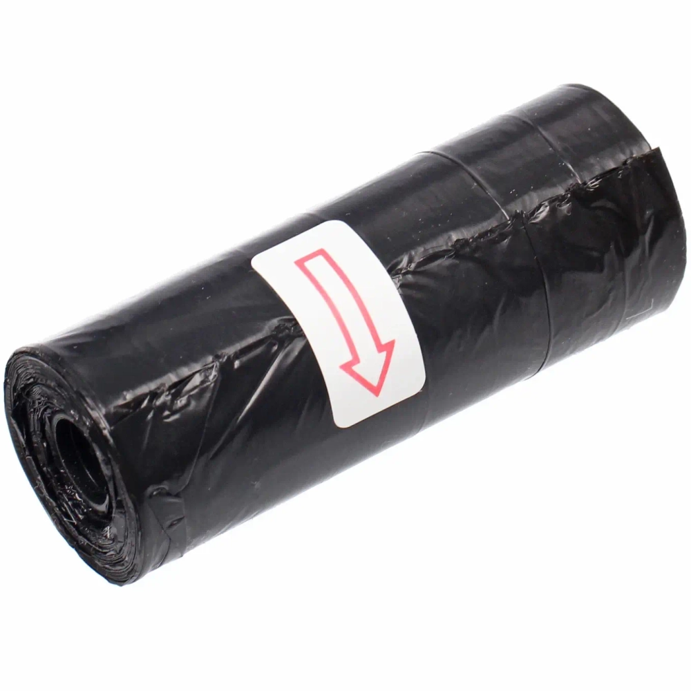 Пакеты для уборки за собакой в наборе 10шт, цвет черный (1*10)