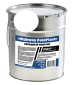 Холодный пластик для дорожной разметки «Highway ColdPlast», Отвердитель 1 % в комплекте белый, 30кг