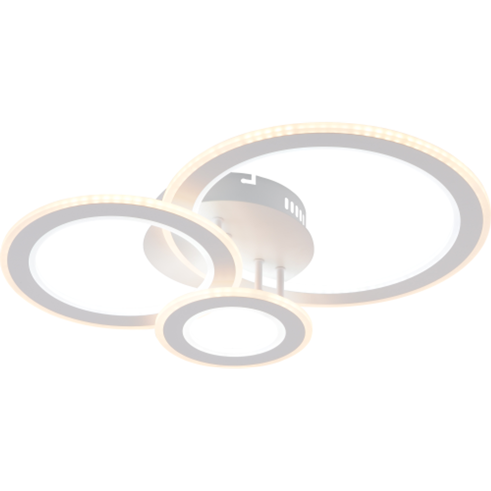 Светильник потолочный светодиодный Rivoli Mirela 6142-101 LED 81 Вт 3000 - 6000 К c пультом | Rivoli