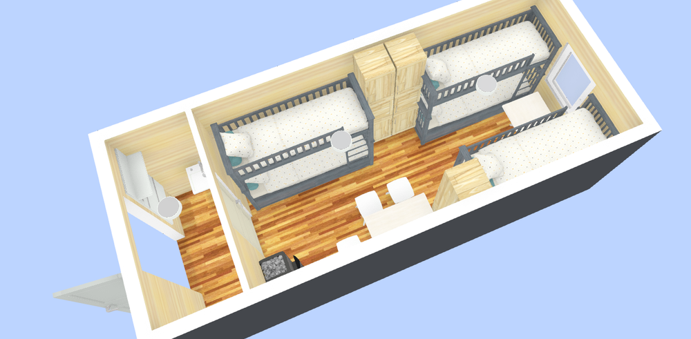 Блок-модуль (ГОСТ 58760) 6000*2500*2600мм