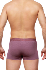 Классические трусы-боксеры из рибана (Размер: L) (Цвет: фиолетовый)