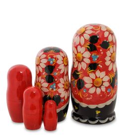 Народные промыслы МР-10/20 Матрешка 5-кукольная (Семеновская)