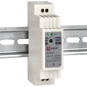 Блок питания на дин рейку 24В EKF PROxima DR-15W-24