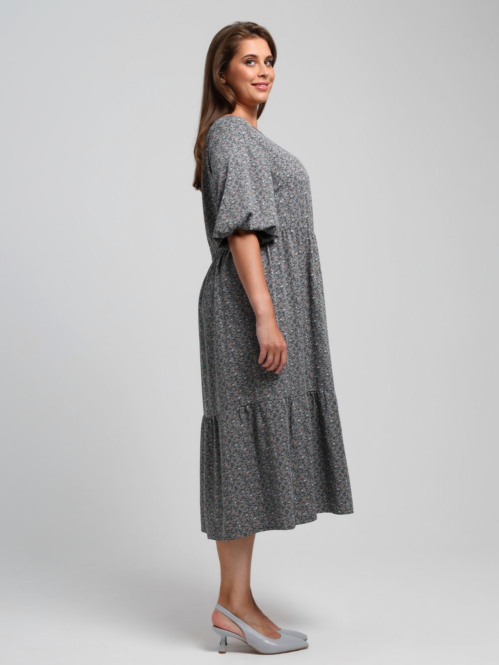 Платье Авантаж Виотекс СЕРЫЙ