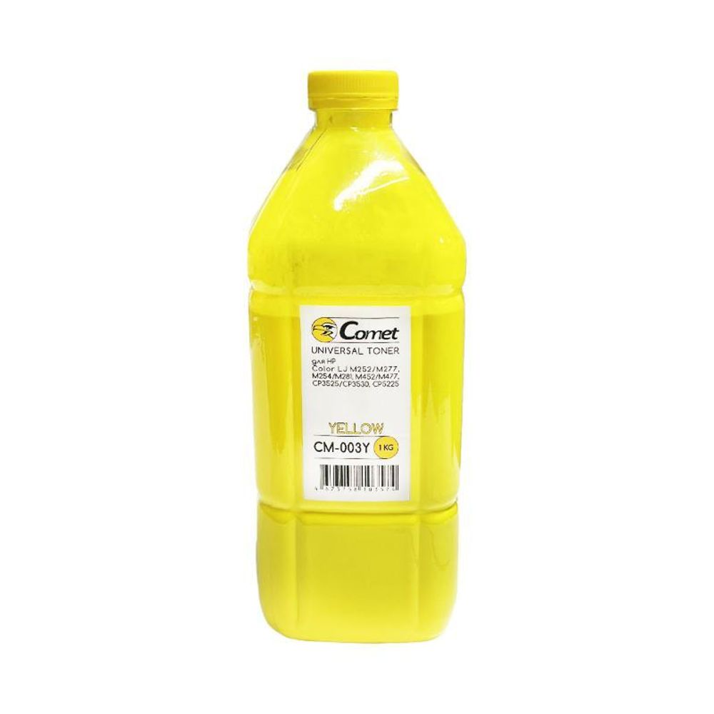 Тонер COMET тип CM-003Y для HP Color Универсальный (1кг, желтый) ATM