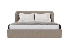 Кровать двуспальная Classic 180 см (бежевый, букле)