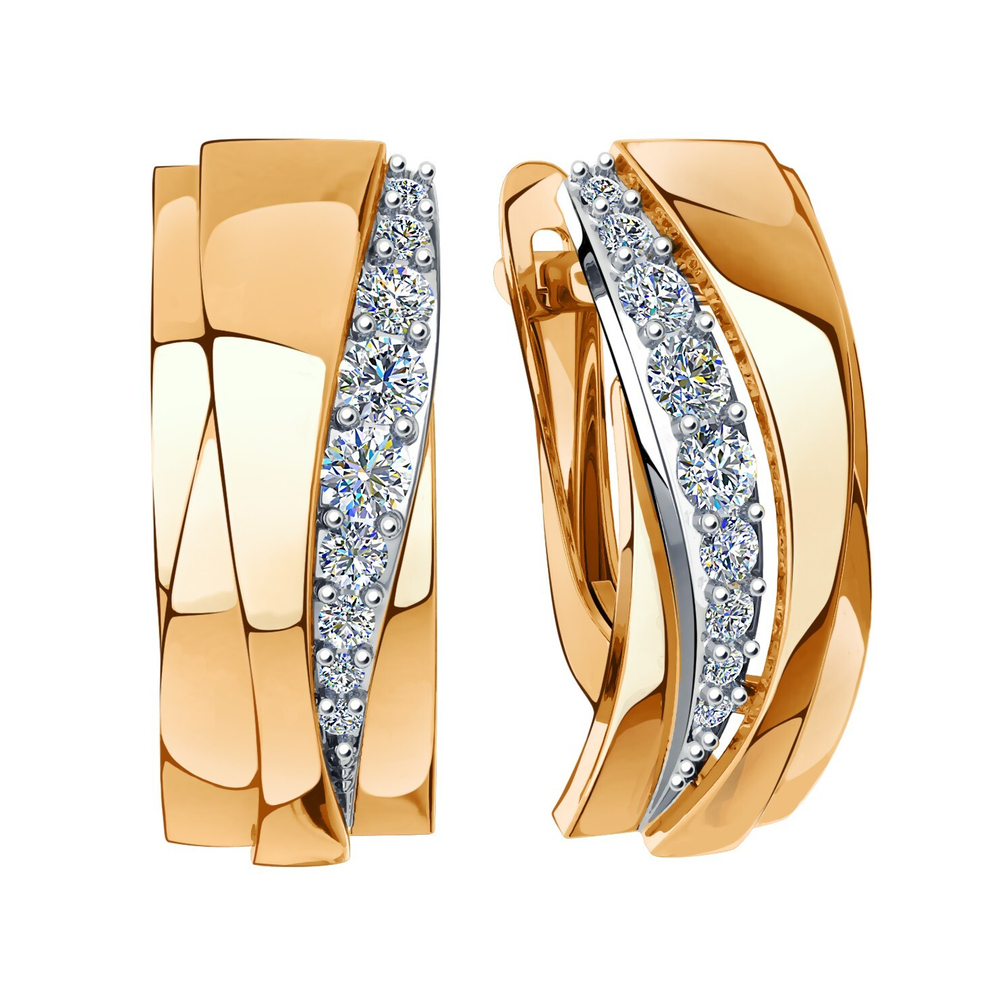 Серьги из золота 585 пробы