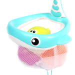 Игрушка для купания "Веселый кит", 3 шарика-лейки