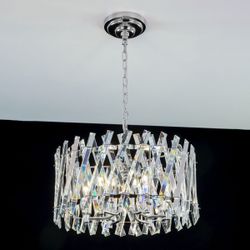 Citilux Ингвар CL334261 Люстра подвесная хрустальная Хром