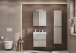 Комплект OLETA  A857639515 модуль для раковины 600 мм, 564х374х548 мм, с 2 ящиками, капучино + JIKA раковина 600х390 8.1242.6.000.104.1