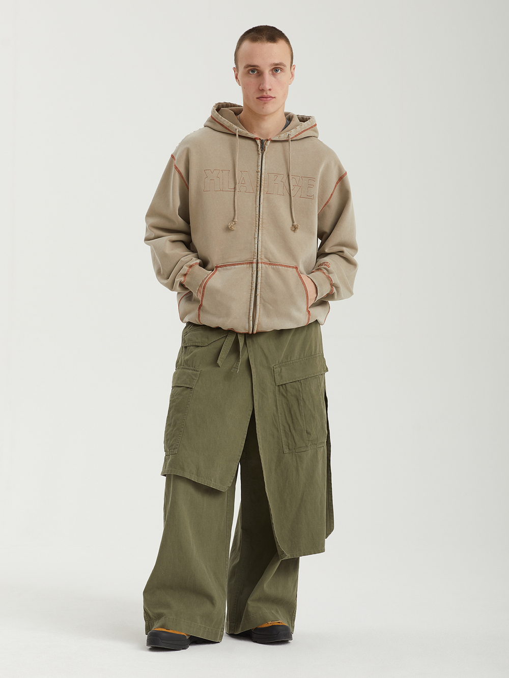 Мужская Толстовка Stitched Full