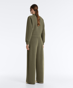 Oysho Куртка-бомбер в полоску, хаки