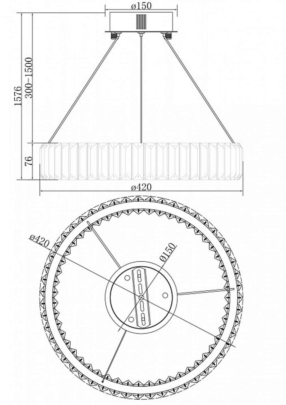 Подвесной светильник Freya Tier FR5257PL-L17CH