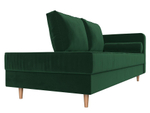 Кушетка Прайм правая, Зеленый, Велюр, 100875