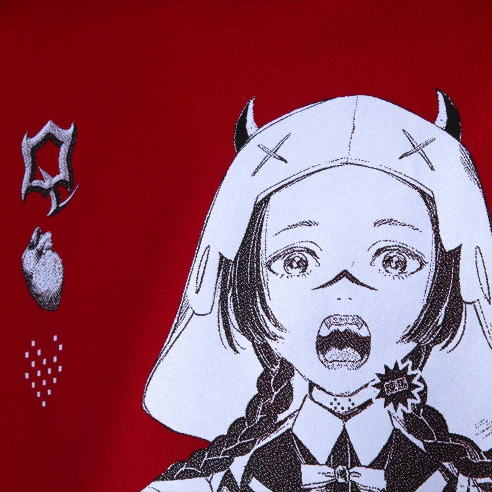 Футболка SS21 Won der Land Kimono Красная