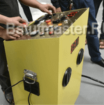 Надувной аттракцион Родео, олень+батут, "Северный олень", круглый, 6*6*3 м