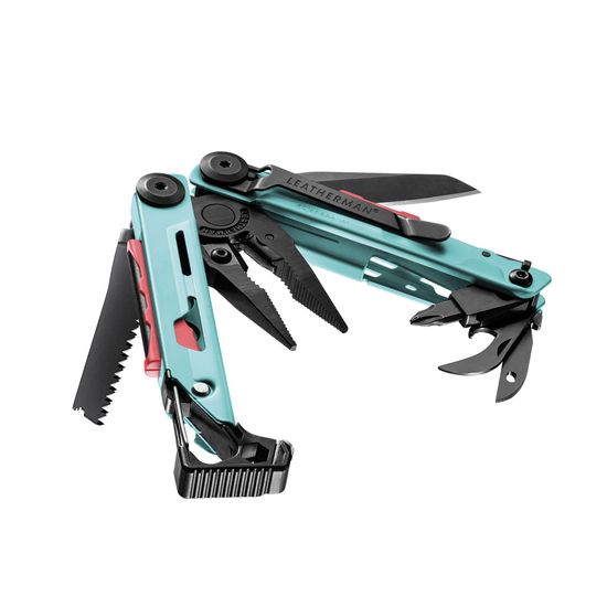 Мультитул-инструмент Leatherman Мод. SIGNAL BLACK AQUA (чехол: нейлон BLACK L) 19 инструментов