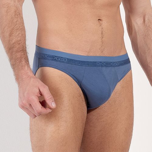 Мужские трусы брифы голубые HOM Classic 40-0204-0054