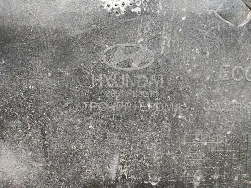 Бампер передний правая часть Hyundai Palisade (LX2) 18-22 Б/У Оригинал 86514S8000