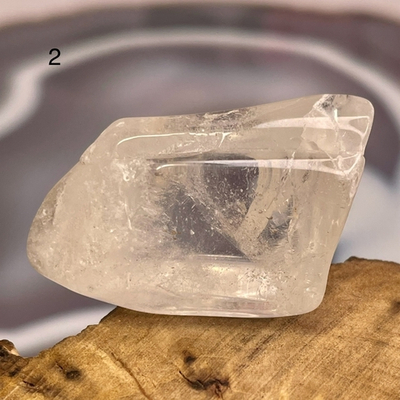 38418 Горный хрусталь галтованный кристалл 30-36мм