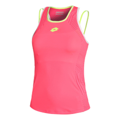 Женская теннисная майка Lotto Superrapida V Tank Top Women - Neon Pink, Yellow