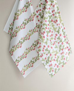 Zara Home кухонное полотенце из хлопка, цветочный мотив, 60 40 см (комплект 2 шт.) · 9276/026