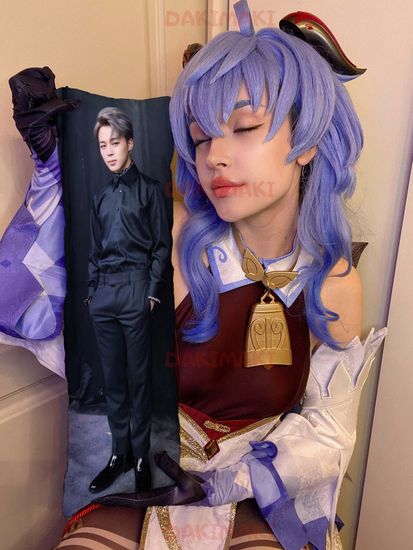 Мини дакимакура Чимин из БТС | BTS арт. M0762, 60х20 см