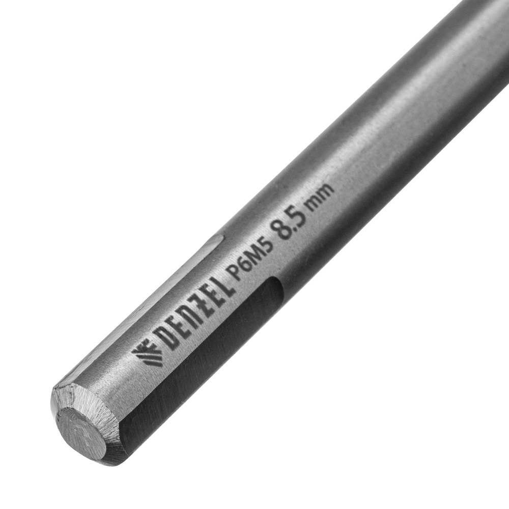 Сверло спиральное по металлу 8,5 х 165 мм, Р6М5, Golden Tip, удлиненное Denzel