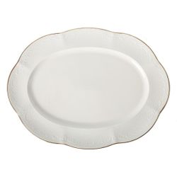 Блюдо овальное 36*27 см h2,8 см Gold Aristocrat Noble [1]