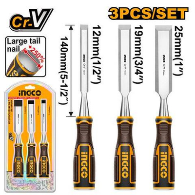 Набор стамесок 3 шт. INGCO HKTWCS301