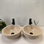 Раковина из мрамора ПАРА! Bowl Cream Marmo BM-62908 40*40*15 98