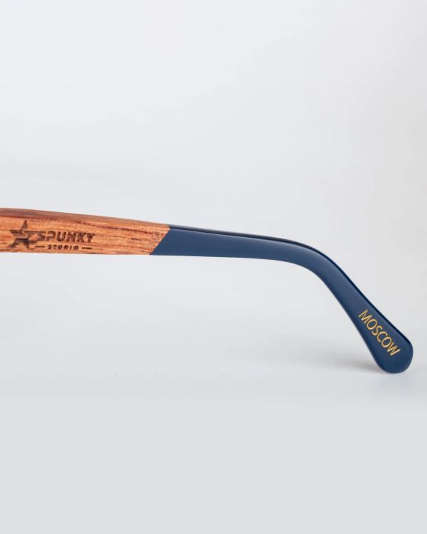 Очки солнцезащитные Catwalk 5 Blue wood / Dark grey - фото 6