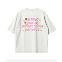 Мерч T-SHIRT - SKZOO X SANRIO CHARACTERS (футболка + фотокарты)