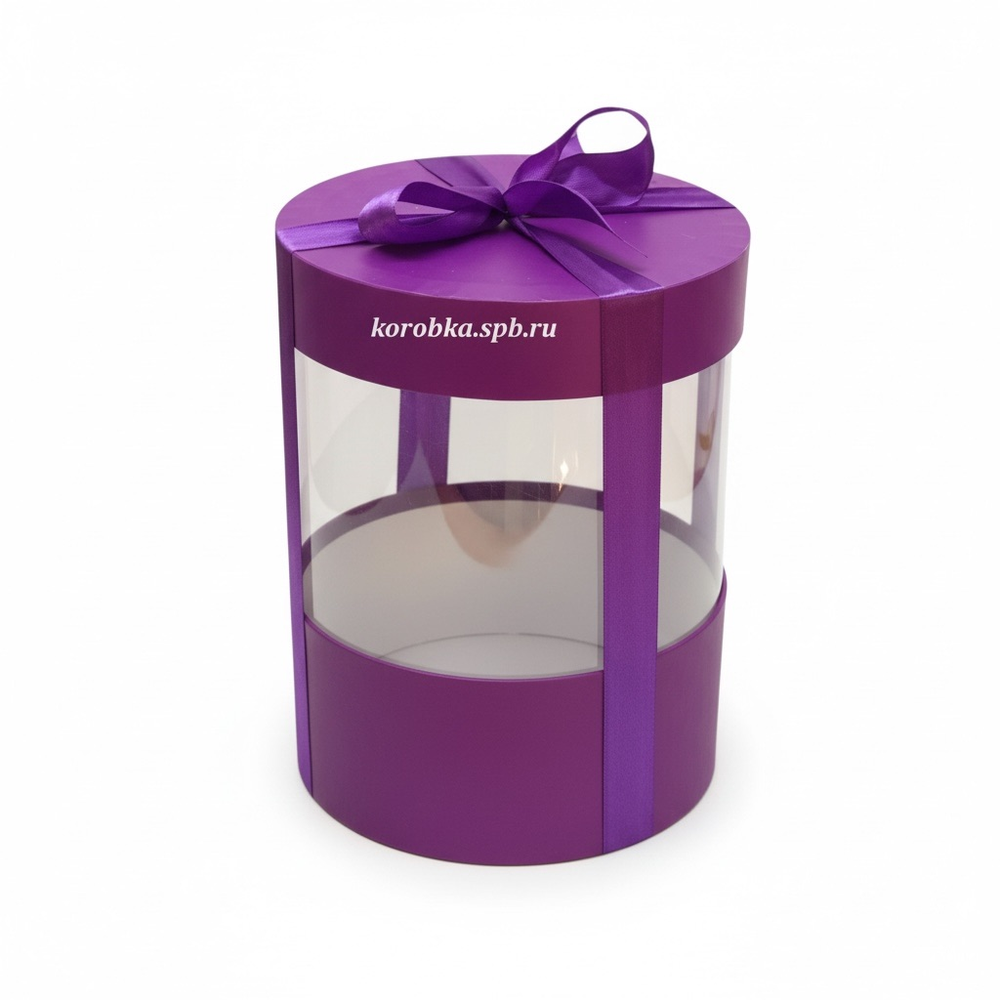 Коробка аквариум 22,5 см Цвет : Фиолетовый .