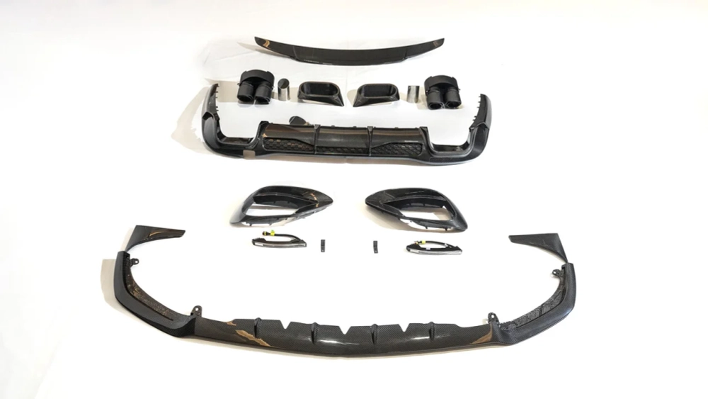 Карбоновый обвес для Mercedes Benz S-class W223 S63 2021-2024+ Мерседес Бенз