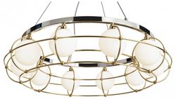 Подвесная люстра Maytoni Carcass MOD312PL-10GCH