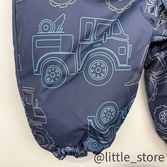 Комбинезон зимний "Техника" темно-синий