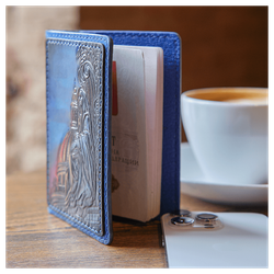 Чехол на паспорт «Городские мотивы» синий