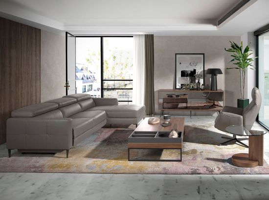 Вращающееся кресло 5092/KF-A001-M5655 кожаное с откидной спинкой Испания 