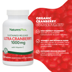 NaturesPlus, Ultra Cranberry™, продукт с длительным высвобождением, 120 таблеток