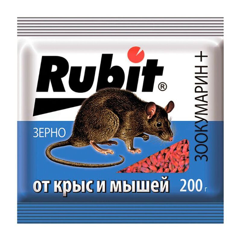 Зерно Зоокумарин от крыс и мышей 200г (1/30)