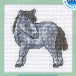 "Лошадка в яблоках"-H256  вышивка