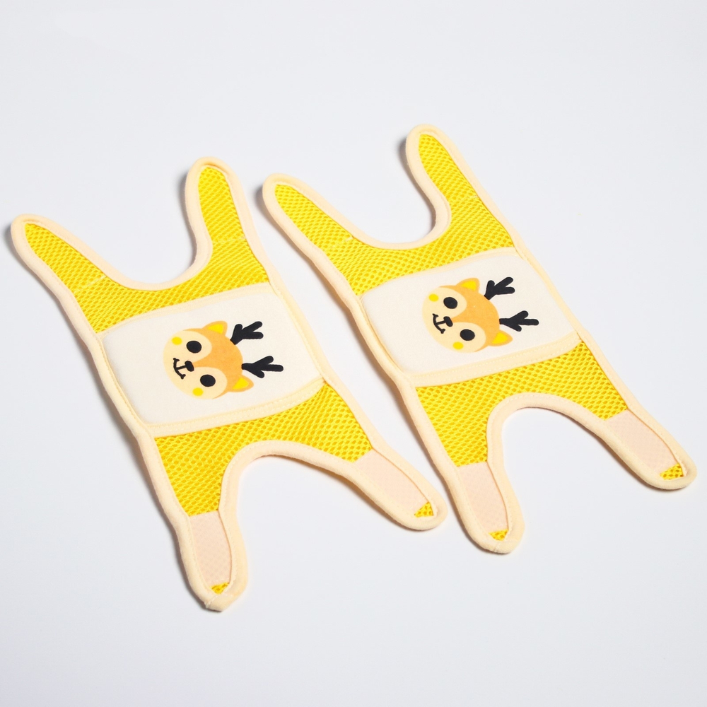 4598980 Набор наколенников, 2 шт, цвет желтый/розовый