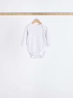 Боди с длинным рукавом для малышей Next K79-893, 7 шт., Белый