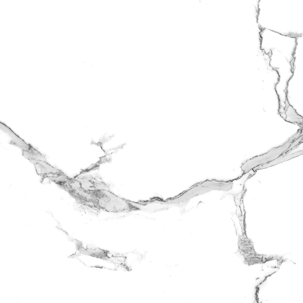 Statuario Crown Керамогранит белый 60x60 полированный